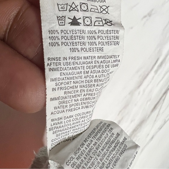 BUNDLE of 2 Primark Cedarwood State Orange and Black Swim Trunk Shorts SZ L - Picture 8 of 8